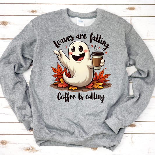 Leaves Are Falling, Coffee Is Calling Sweatshirt