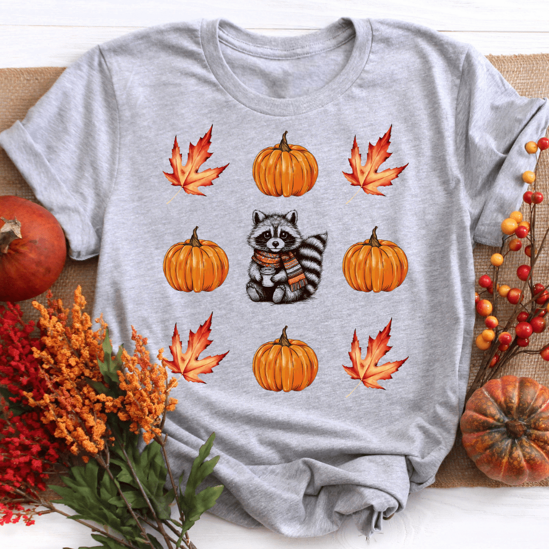 Autumn Leaves Pumpkins Shirt