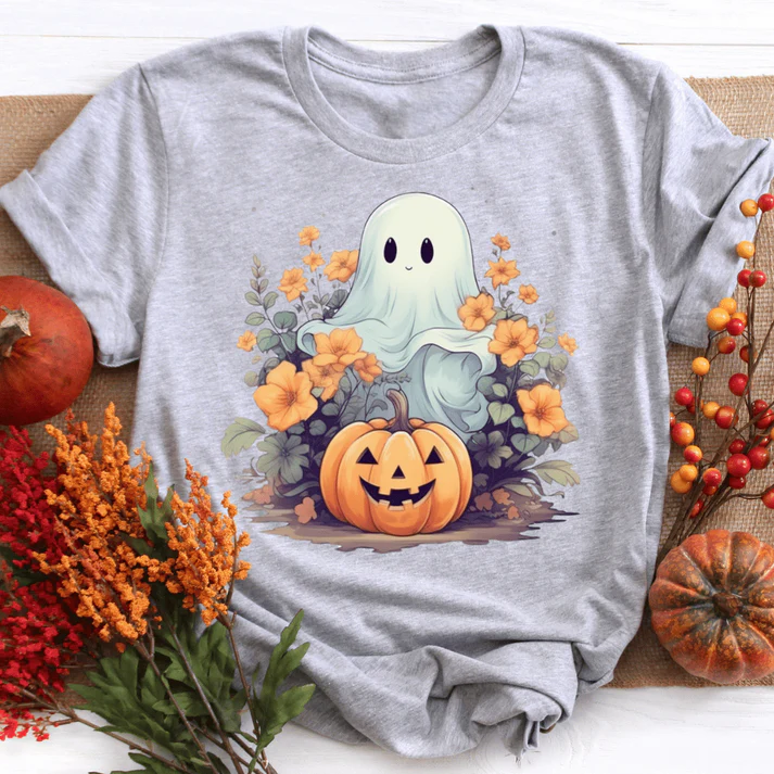 Sad Graphic Ghost Fall Tee