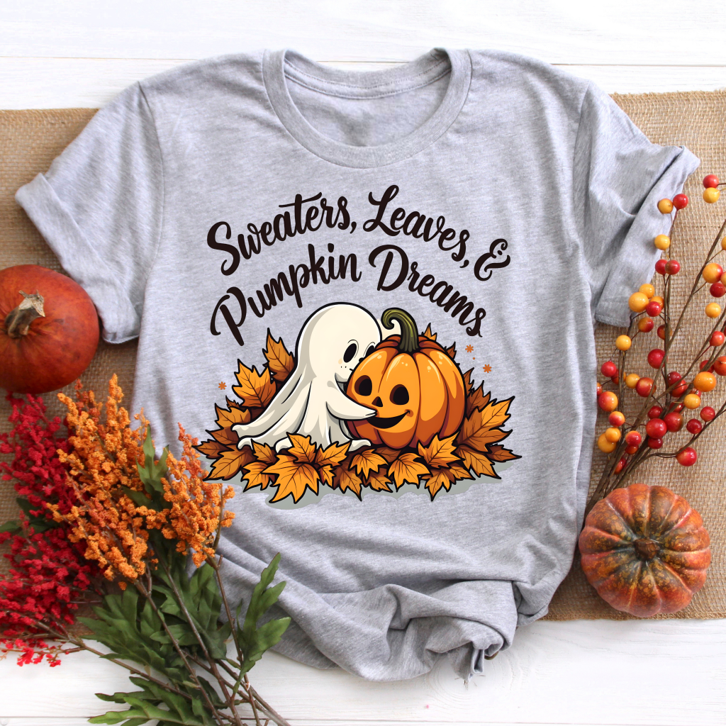 Sweaters, Leaves & Pumpkin Dreams Tee