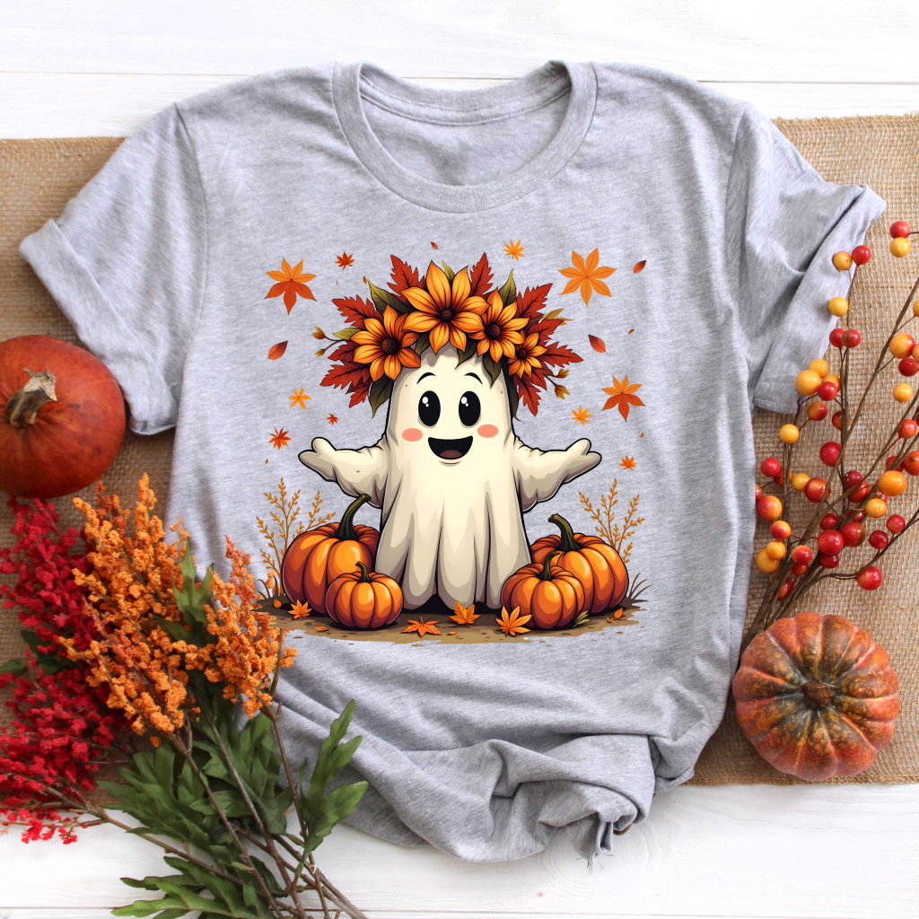 Cute Fall Ghost Tee