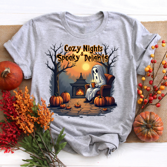 Cozy Nights & Spooky Delights Tee