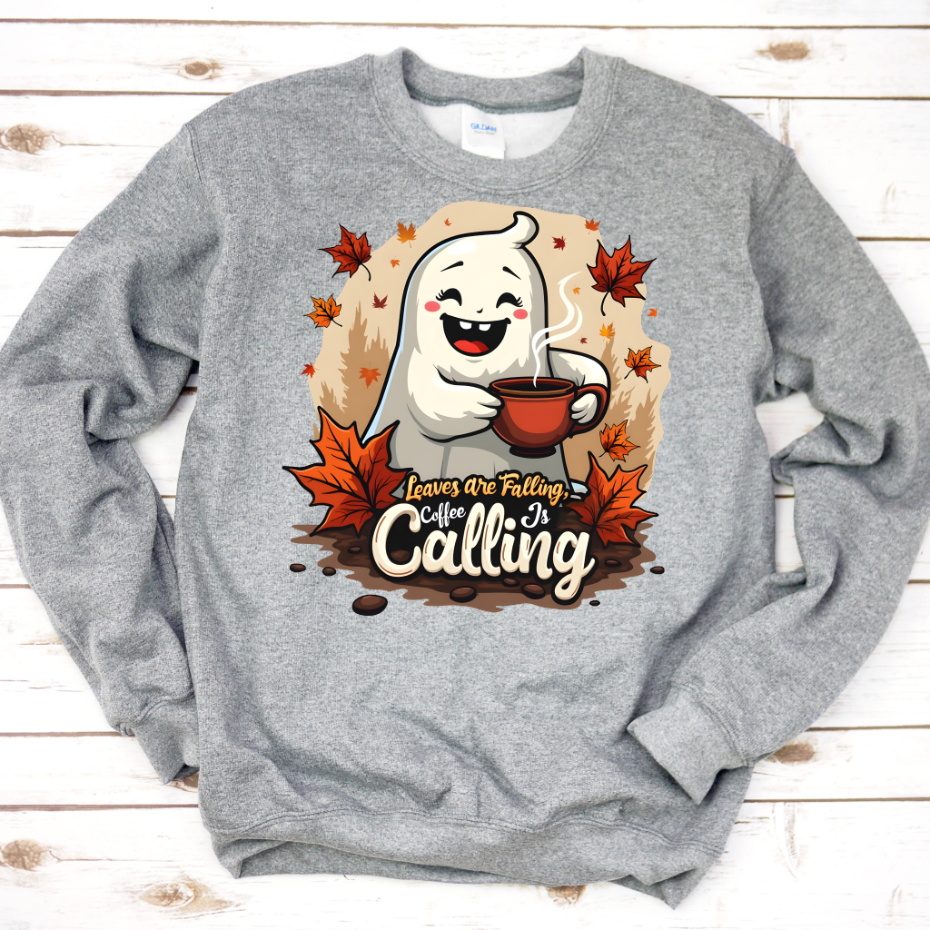 Leaves Are Falling Coffee Is Calling Sweatshirt