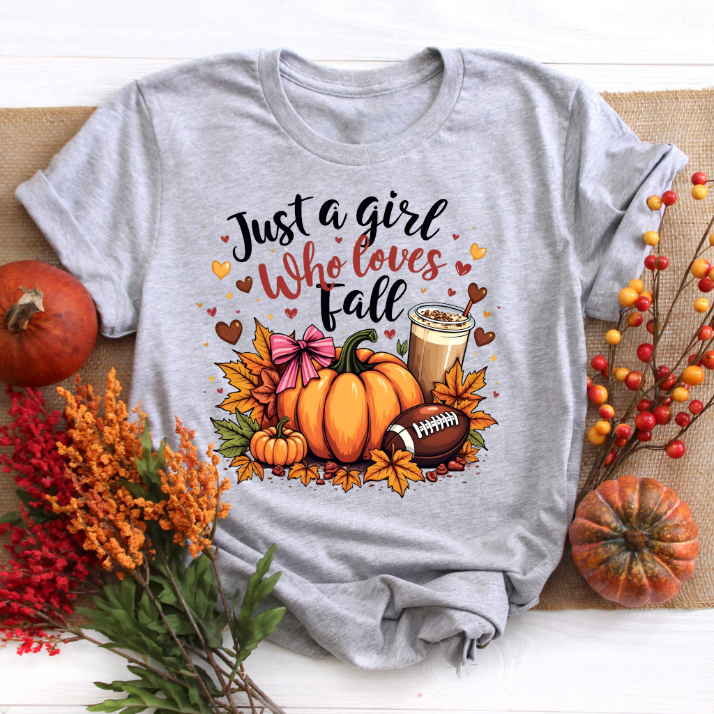 Just A Girl Who Loves Fall Tee