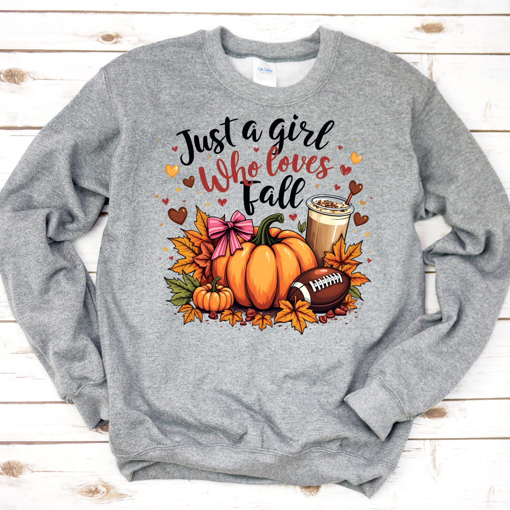 Just A Girl Who Loves Fall Sweatshirt