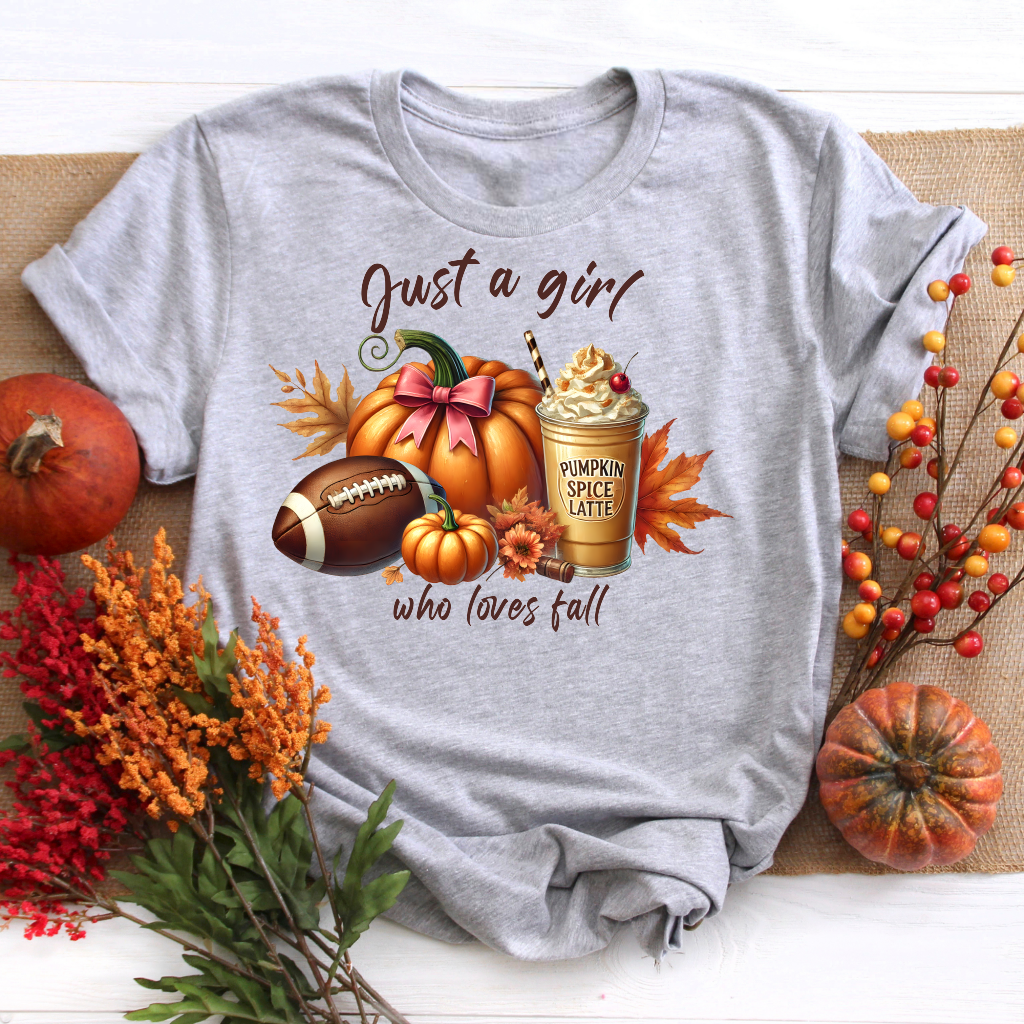 Just A Girl Who Loves Fall Tee