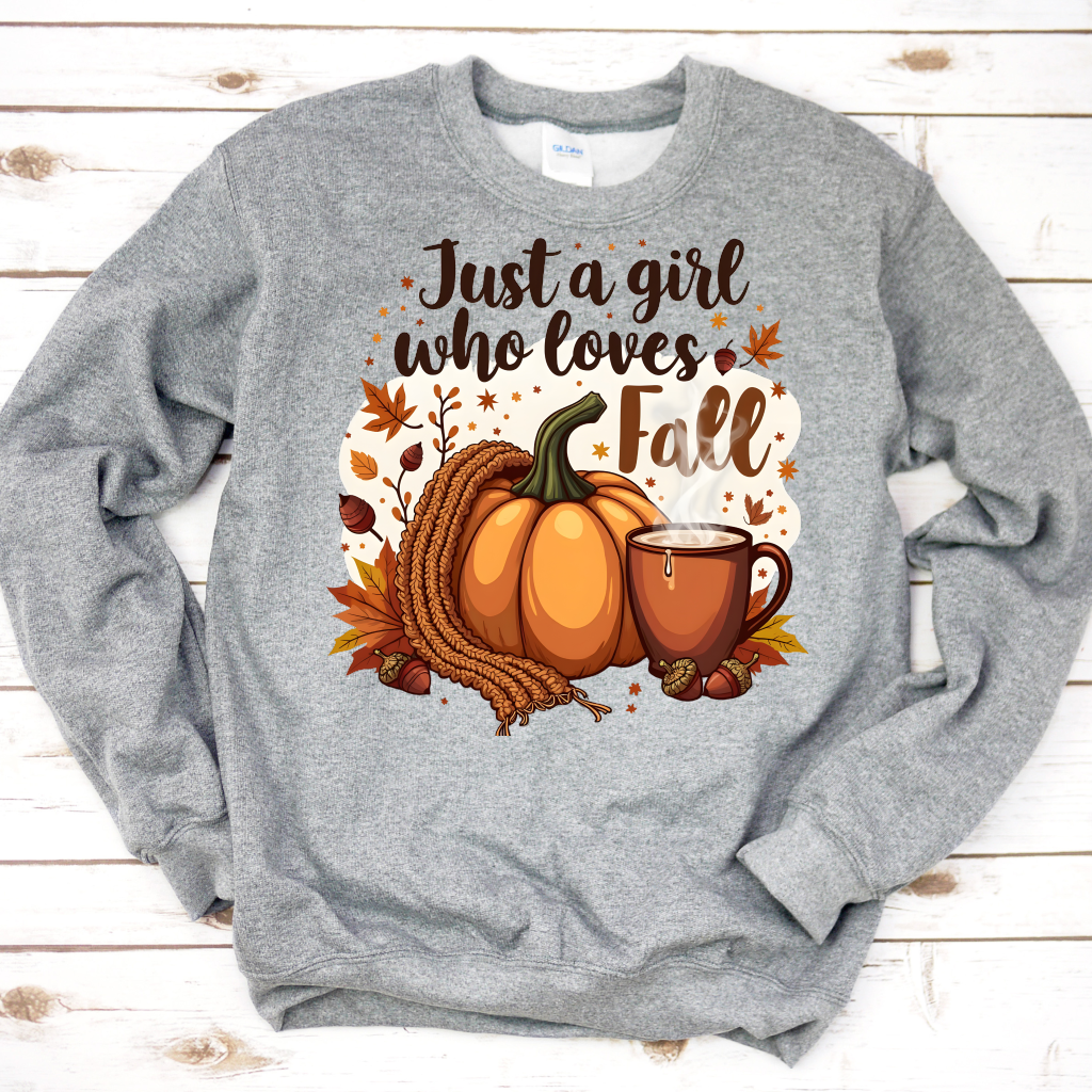 Just A Girl Who Loves Fall Sweatshirt