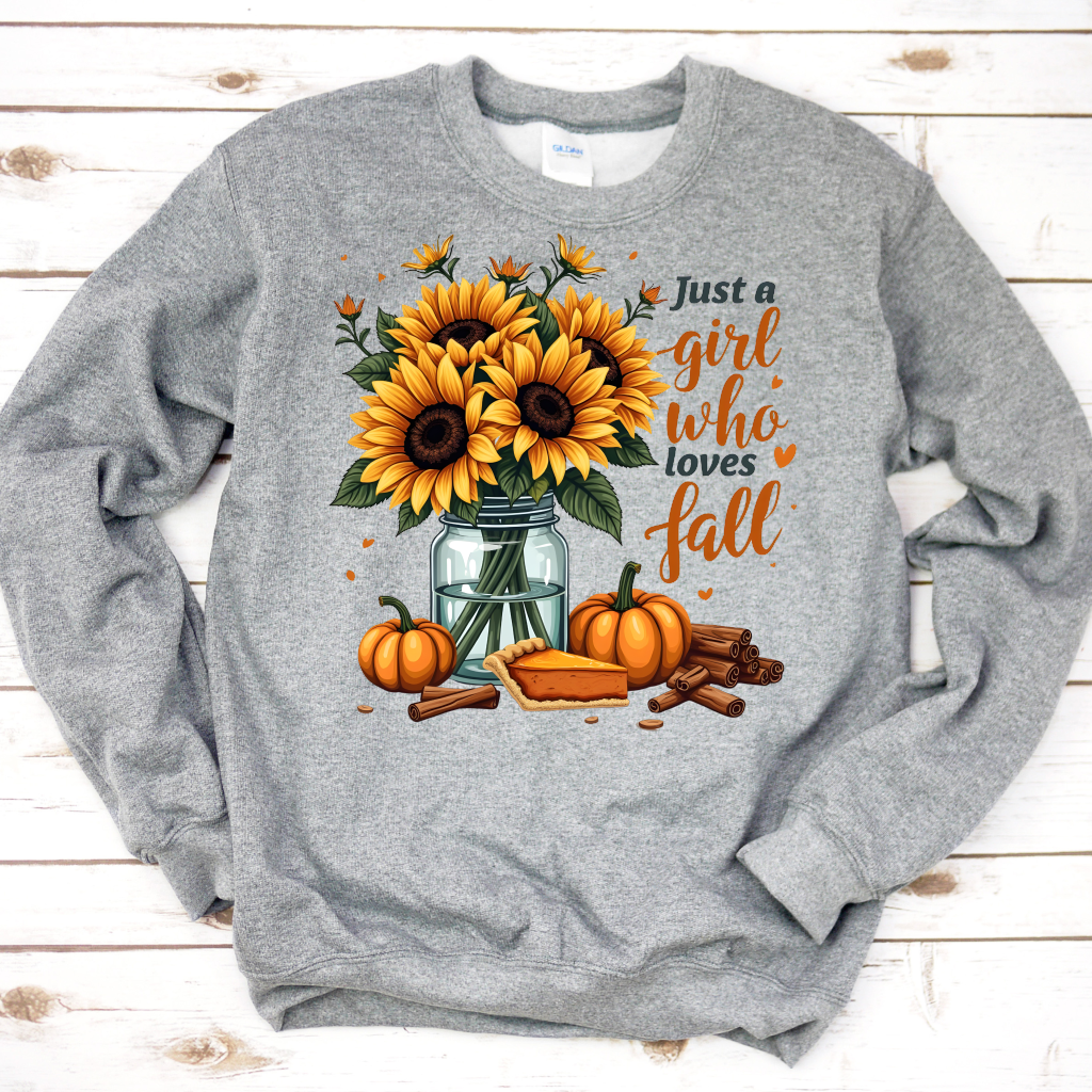 Just A Girl Who Loves Fall Sweatshirt