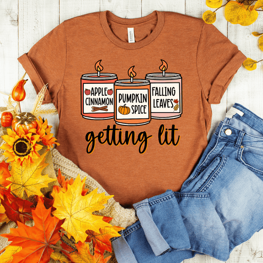 Getting Lit Fall Shirt