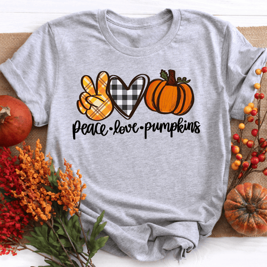 Peace Love Pumpkins Shirt