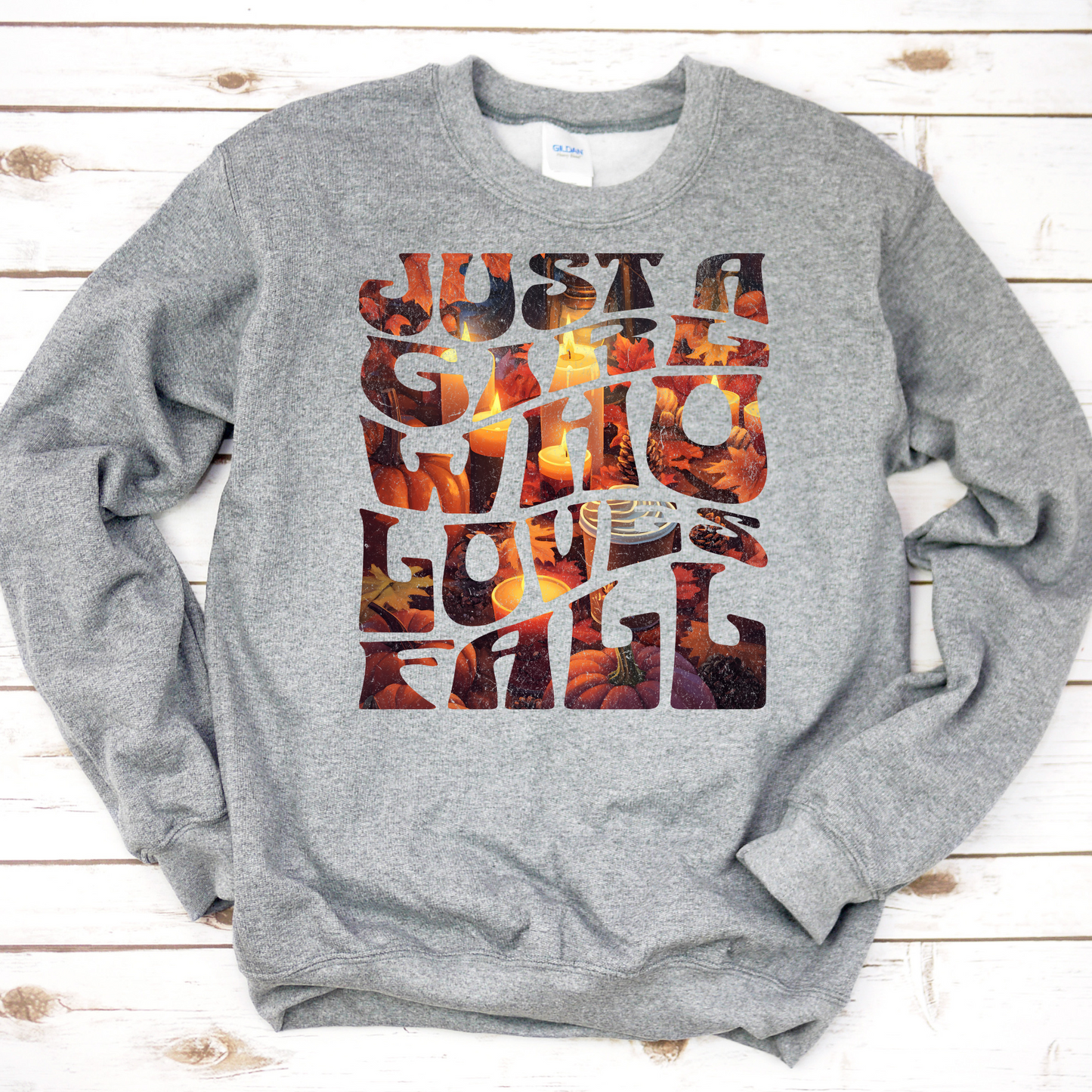 Just A Girl Who Loves Fall Sweatshirt