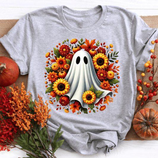 Autumn Graphic Ghost Fall Shirt