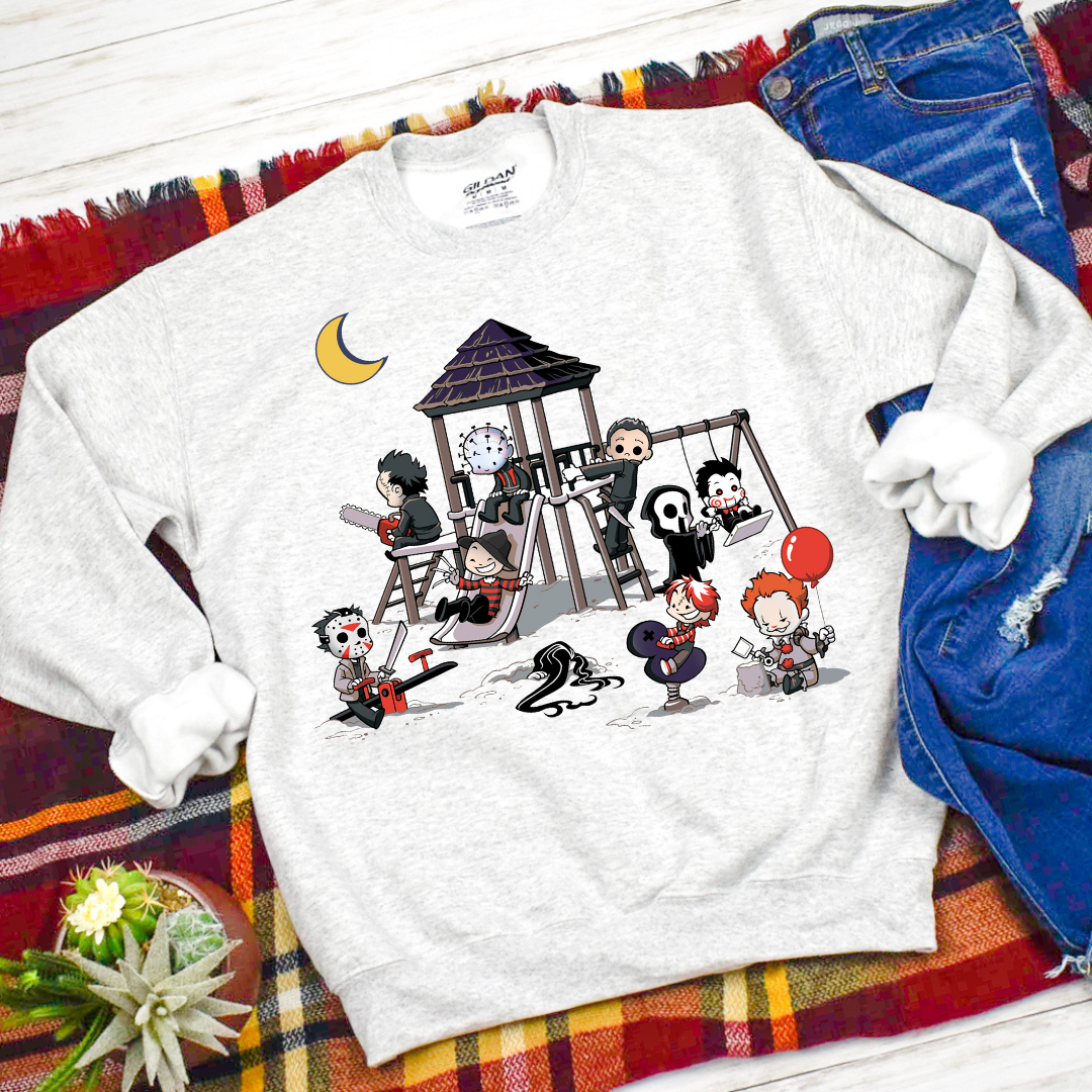 Horror Character Playground Sweatshirt