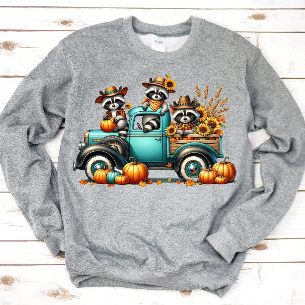 Raccoon Fall Sweatshirt