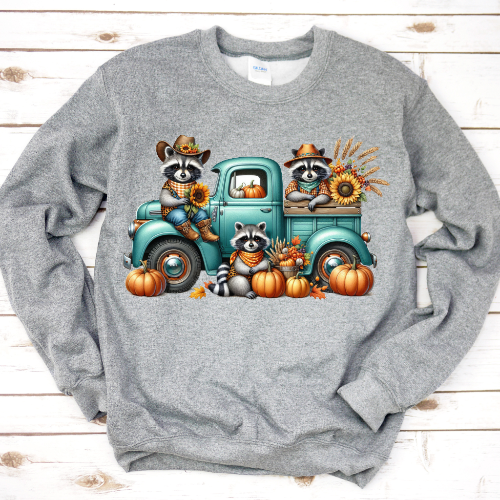 Raccoon Fall Sweatshirt