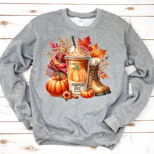 Pumpkin Spice Season Fall Sweatshirt