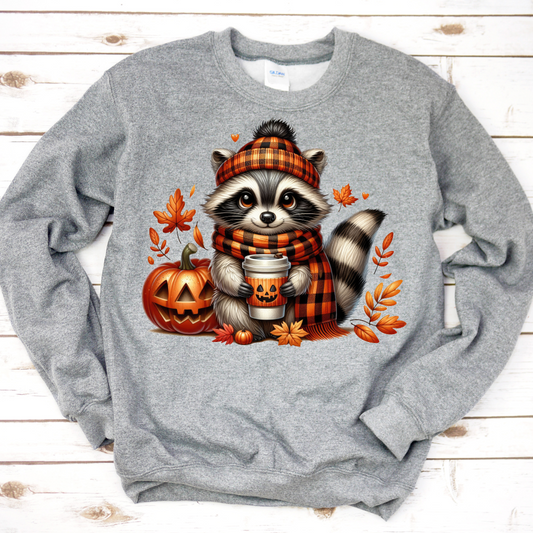 Raccoon Fall Sweatshirt