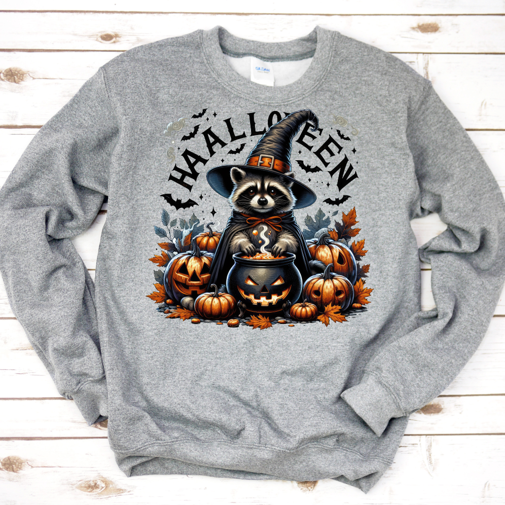 Raccoon Halloween Sweatshirt