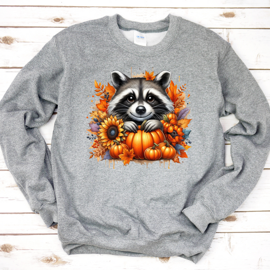 Raccoon Fall Sweatshirt