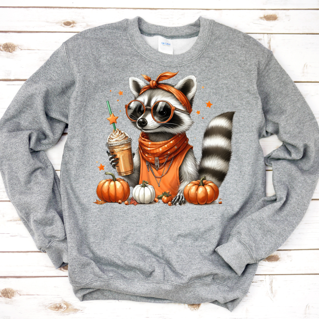 Raccoon Fall Sweatshirt