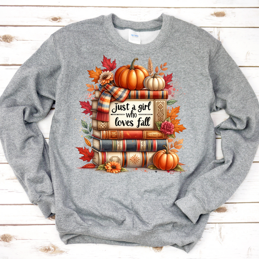 Just A Girl Who Loves Fall Sweatshirt