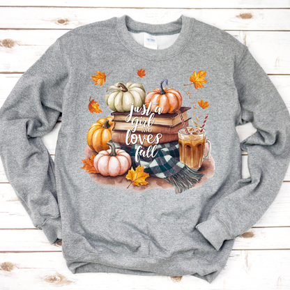 Just A Girl Who Loves Fall Sweatshirt