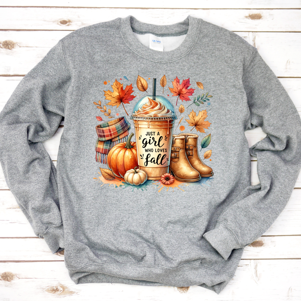 Just A Girl Who Loves Fall Sweatshirt