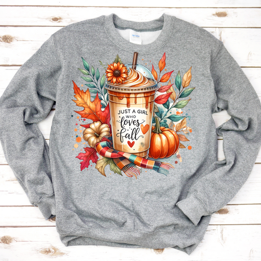 Just A Girl Who Loves Fall Sweatshirt