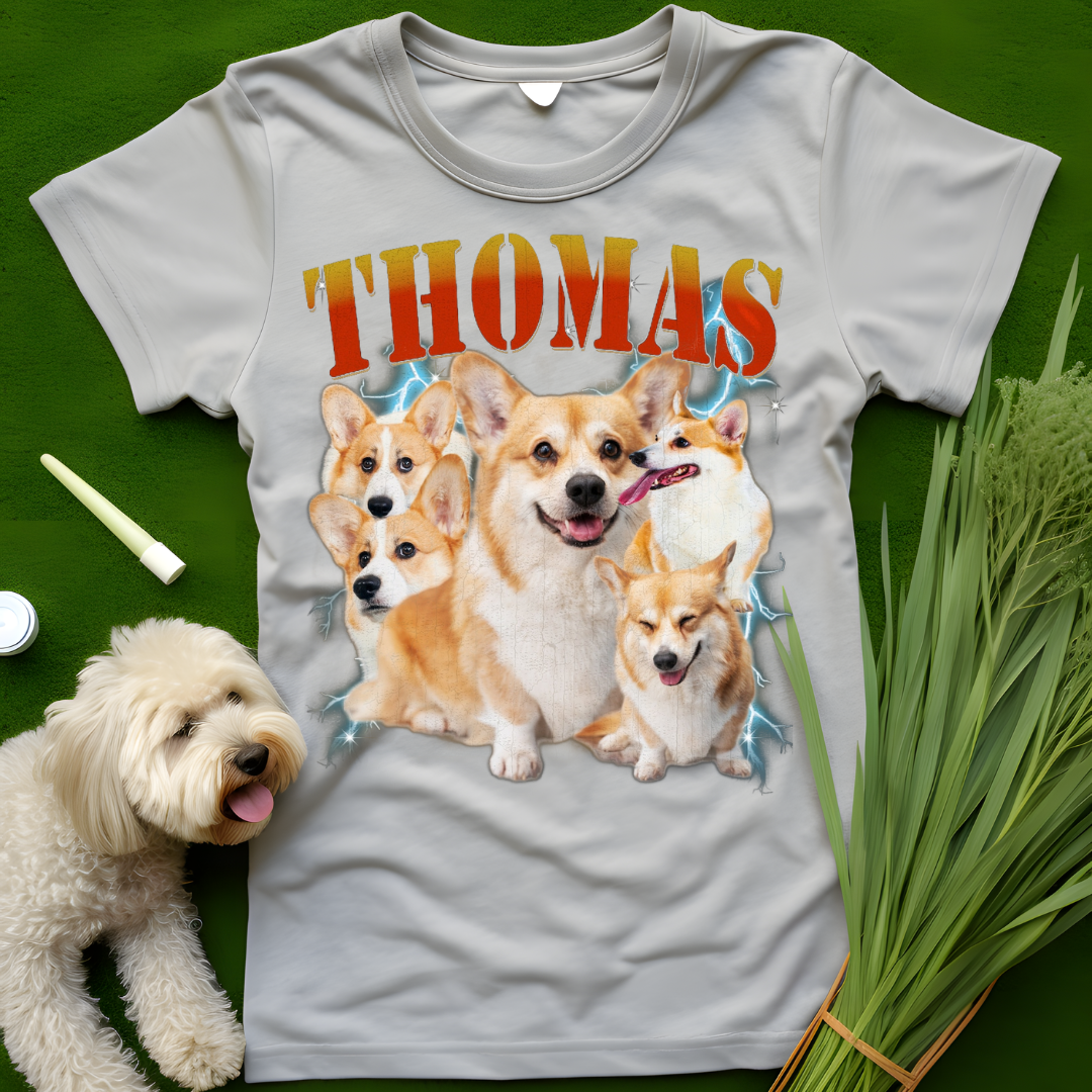 Custom Retro Dog Tee