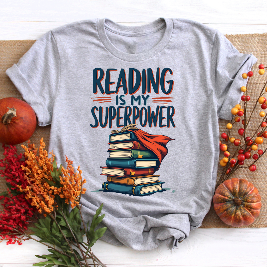 Reading Is My Superpower Tee