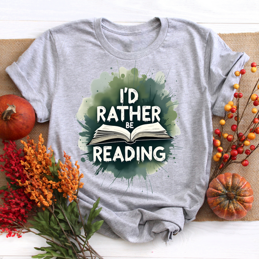 I'd Rather Be Reading Tee