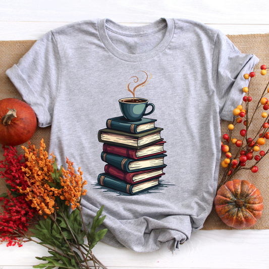 Books & Coffee Tee