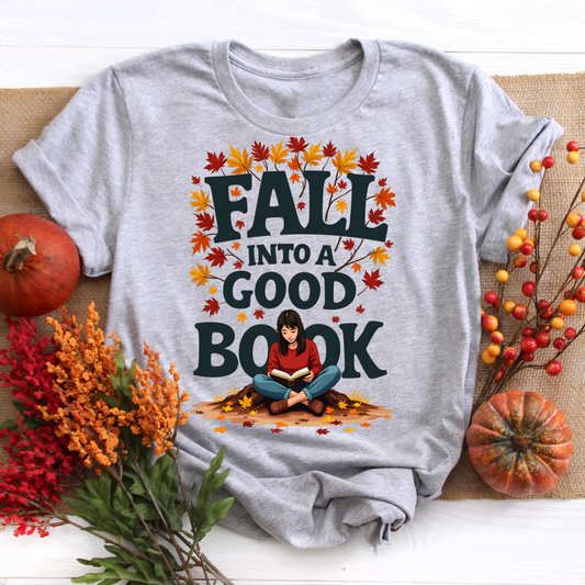 Fall Into A Good Book Tee