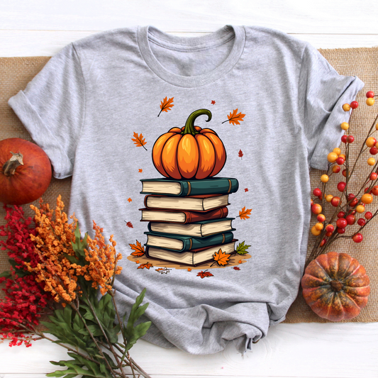 Pumpkins & Books Tee