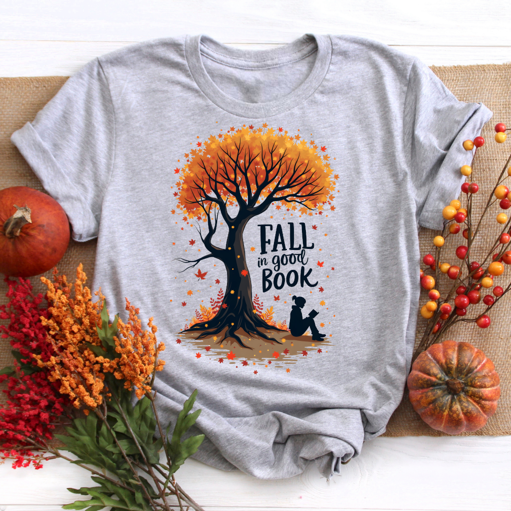 Fall In A Good Book Tee