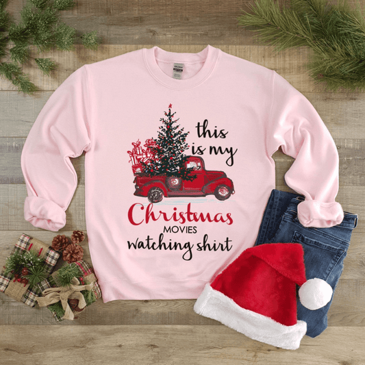 Christmas Sweatshirt Pink