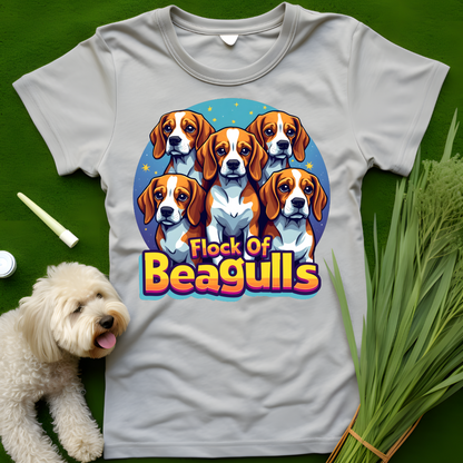 A Flock Of Beagulls Tee