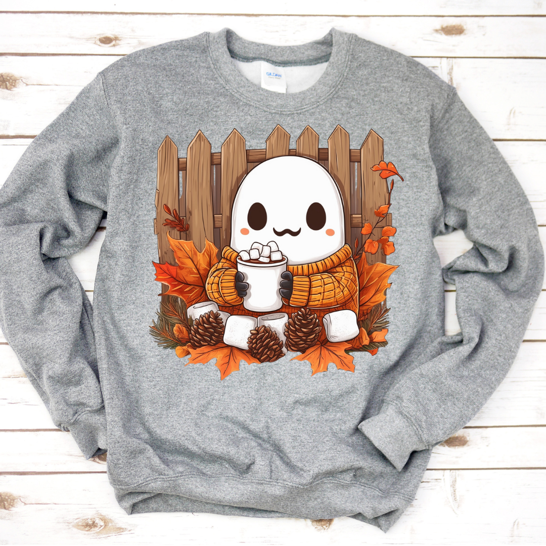 Cute Autumn Ghost Sweatshirt (G10)