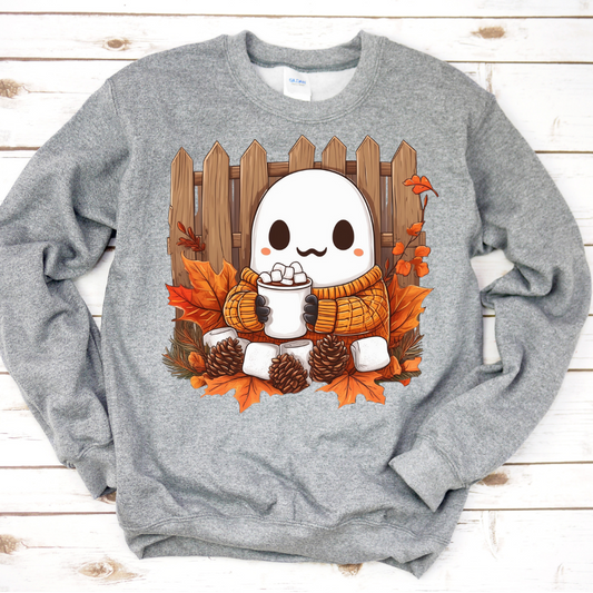 Cute Autumn Ghost Sweatshirt (G10)