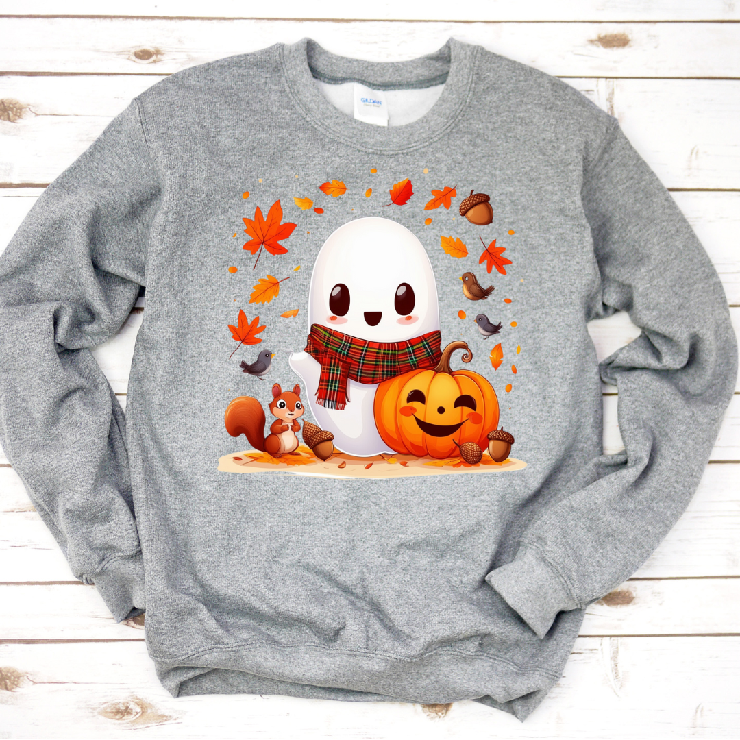 Cute Autumn Ghost Sweatshirt (G12)