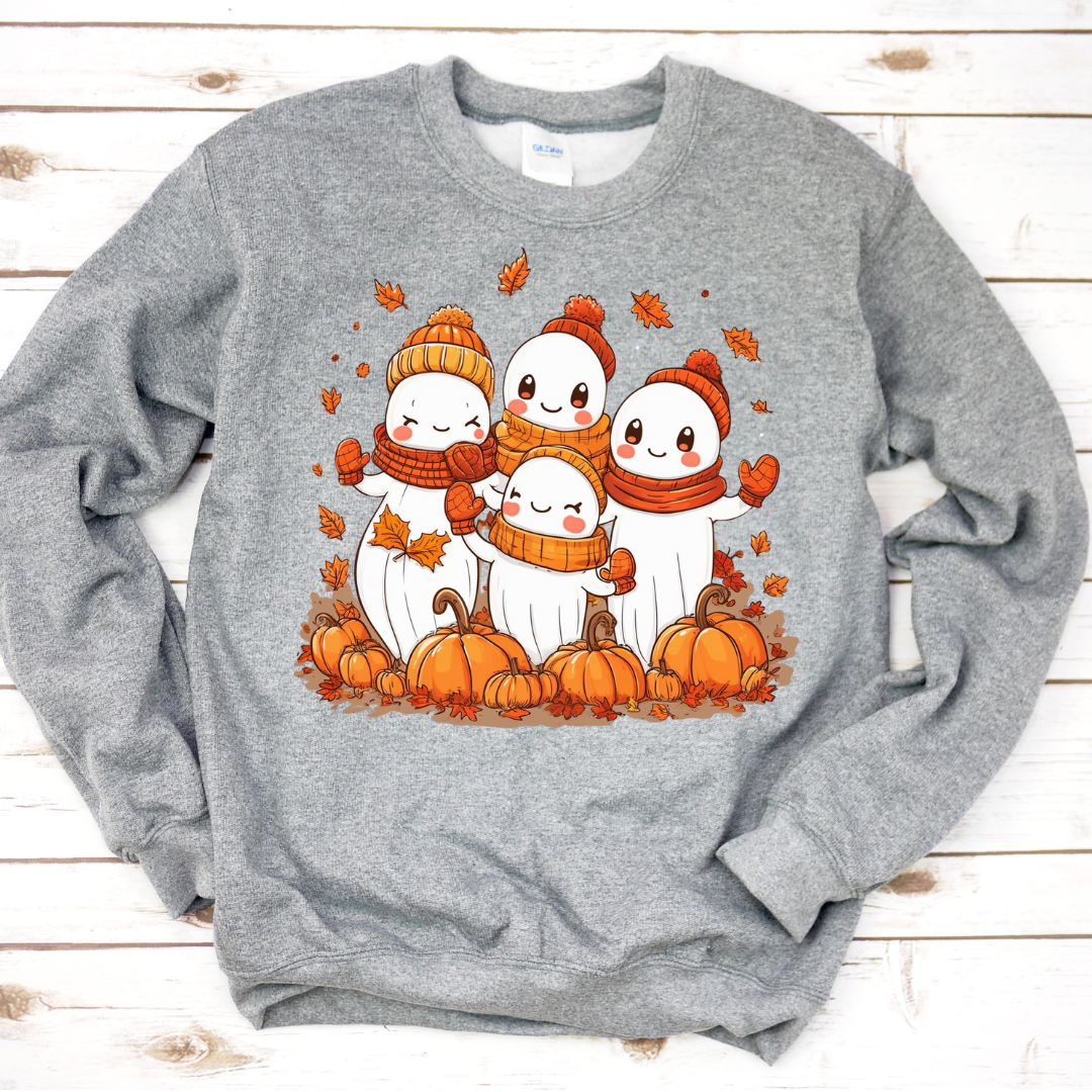 Cute Autumn Ghost Sweatshirt (G14)