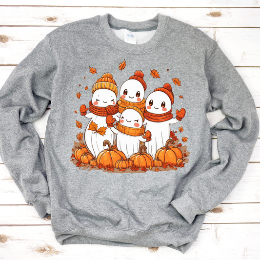 Cute Autumn Ghost Sweatshirt (G14)