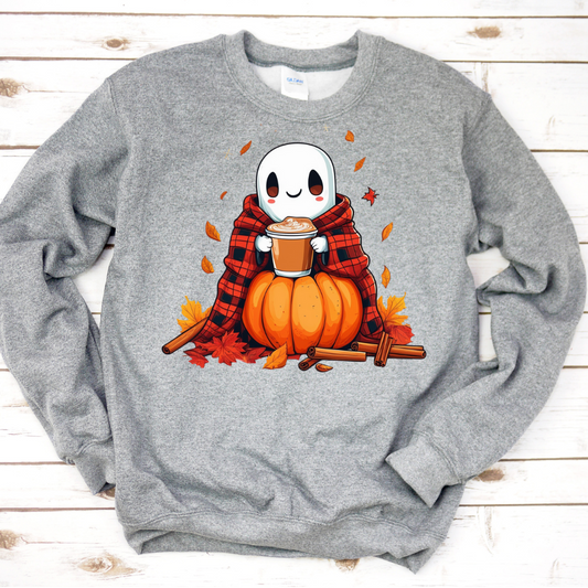 Cute Autumn Ghost Sweatshirt (G16)