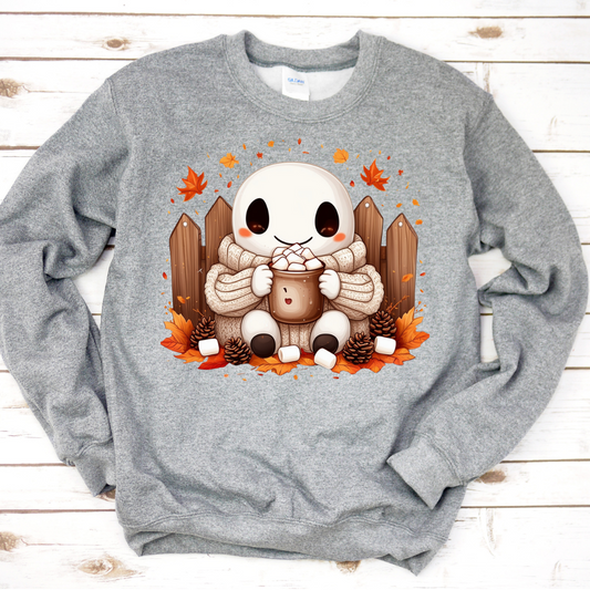 Cute Autumn Ghost Sweatshirt (G18)