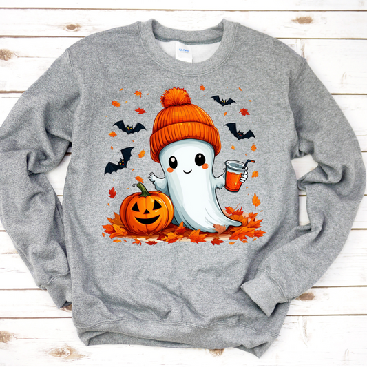 Cute Autumn Ghost Sweatshirt (G3)