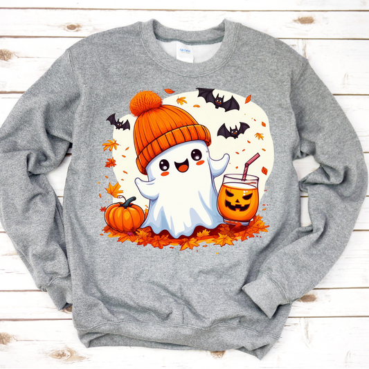 Cute Autumn Ghost Sweatshirt (G4)