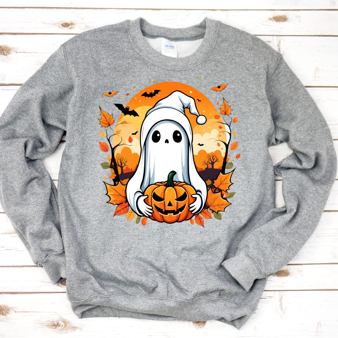 Cute Autumn Ghost Sweatshirt (G6)