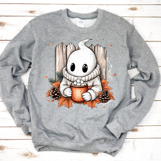 Cute Autumn Ghost Sweatshirt (G9)