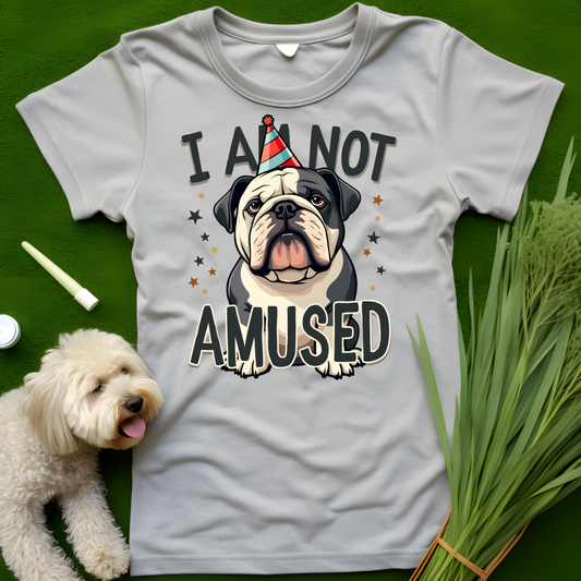 Not Amused Bulldog Tee (2)