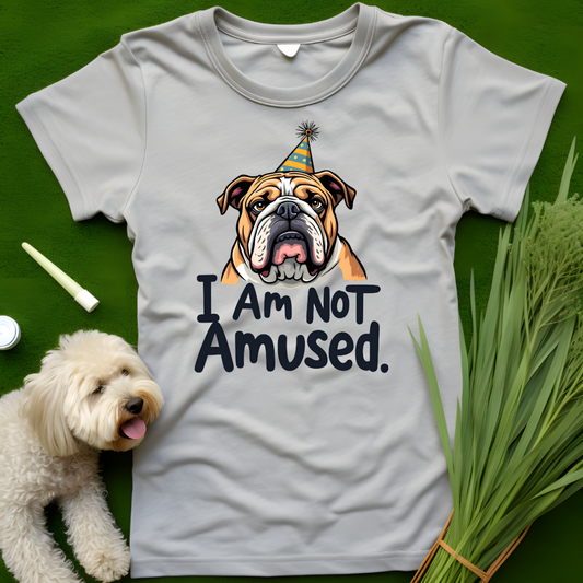 Not Amused Bulldog Tee (3)